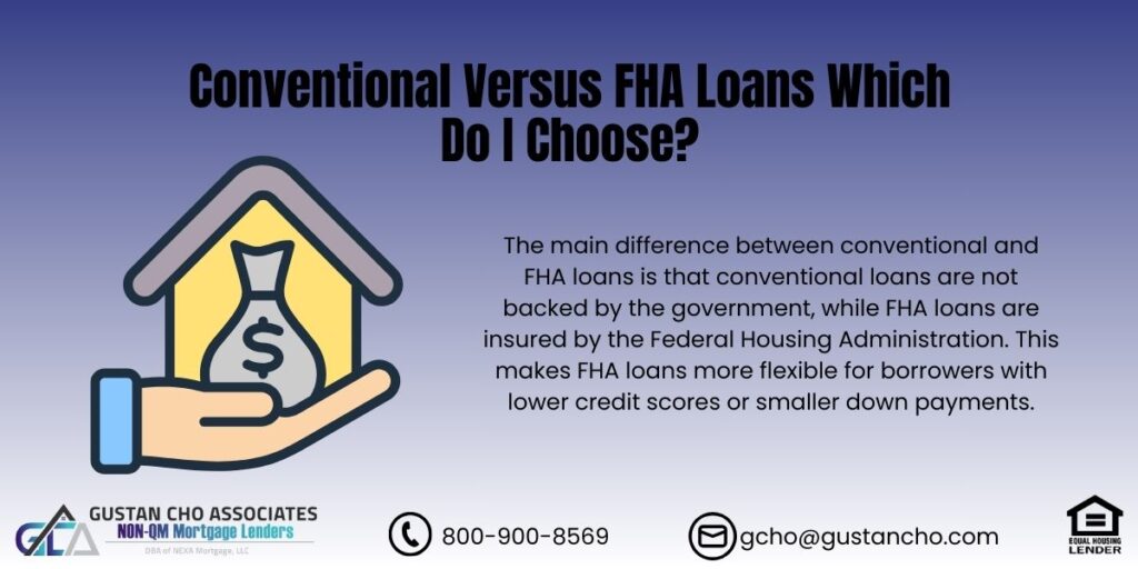 Conventional Versus FHA Loans