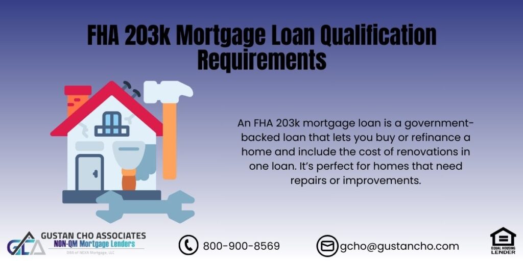 FHA 203k Mortgage Loan