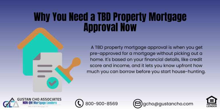 TBD Property Mortgage Approval