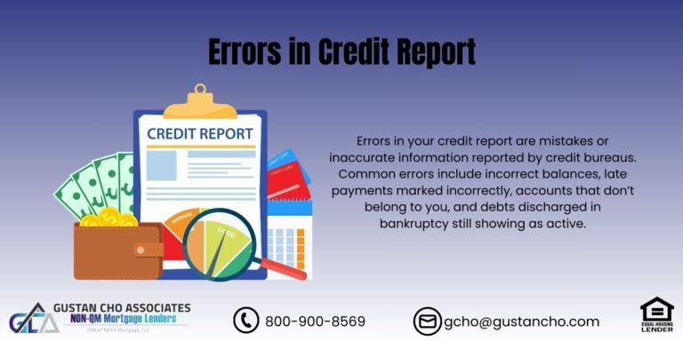 Errors in Credit Report